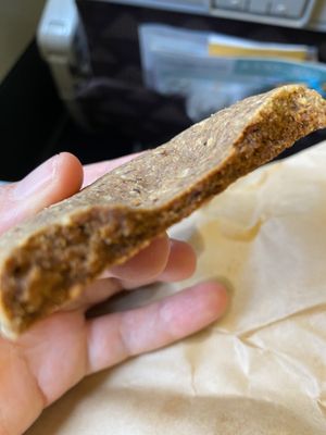 This is the apricot jelly cookie..I thought it would have apricot jelly inside but it did not    at Roots Plant-Based Cafe in Da Nang