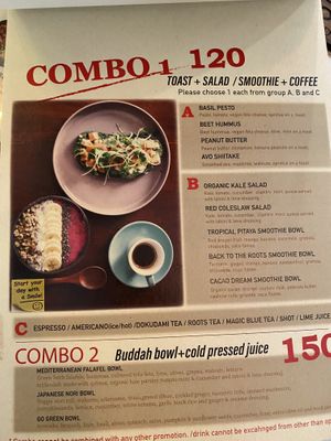 Meal combos   at Roots Plant-Based Cafe in Da Nang
