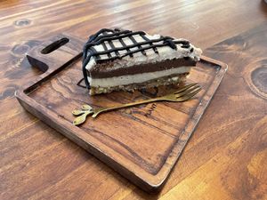Coconut dream cake    at Roots Plant-Based Cafe in Da Nang