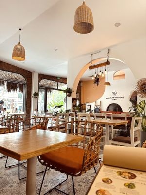 Restaurant interior   at Roots Plant-Based Cafe in Da Nang