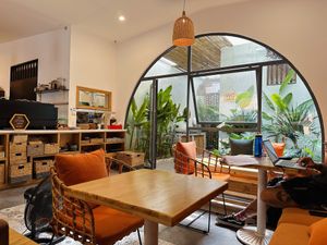 Restaurant interior   at Roots Plant-Based Cafe in Da Nang