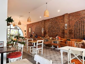 Restaurant interior   at Roots Plant-Based Cafe in Da Nang