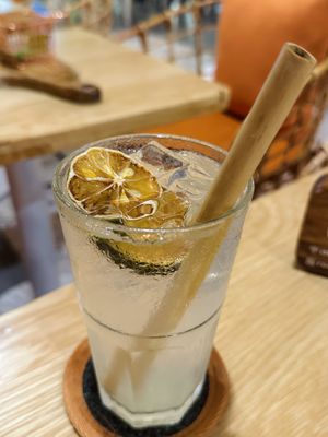Lime juice (30k VND)  at Roots Plant-Based Cafe in Da Nang