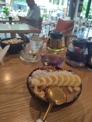 Breakfast at Roots Plant-Based Cafe in Da Nang