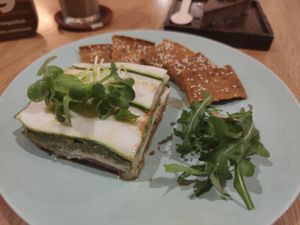 Raw Vegan Lasagna at Roots Plant-Based Cafe in Da Nang