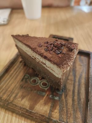 Tiramisu at Roots Plant-Based Cafe in Da Nang