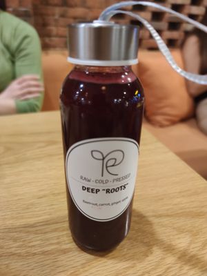 Juice at Roots Plant-Based Cafe in Da Nang