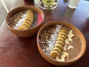 Tropical pitaya & cacao dream  at Roots Plant-Based Cafe in Da Nang