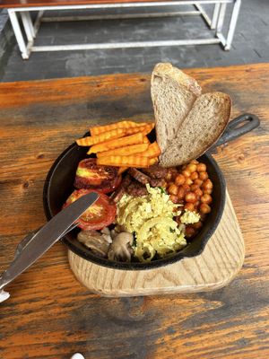 full english   at Roots Plant-Based Cafe in Da Nang