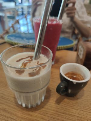 Vegan Coconut Coffee at Roots Plant-Based Cafe in Da Nang