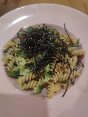 Tempeh Pasta Salad at Roots Plant-Based Cafe in Da Nang