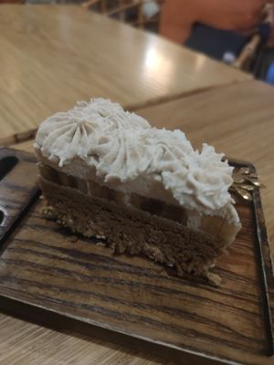 Banoffee Pie at Roots Plant-Based Cafe in Da Nang
