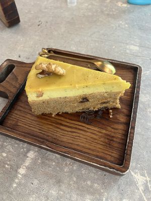 Carrot cake   at Roots Plant-Based Cafe in Da Nang