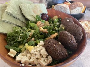 Falafel bowl  at Roots Plant-Based Cafe in Da Nang