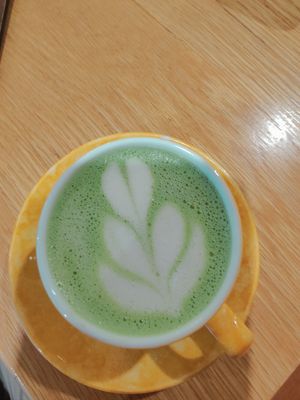 Matcha at Roots Plant-Based Cafe in Da Nang