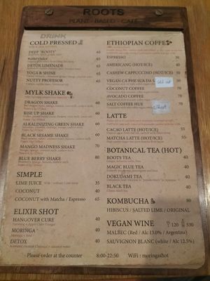  at Roots Plant-Based Cafe in Da Nang