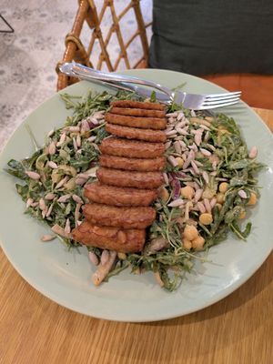 Tempeh and Rocket Salad at Roots Plant-Based Cafe in Da Nang