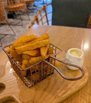 Sweet Potato Fries at Roots Plant-Based Cafe in Da Nang
