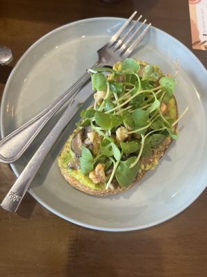 Avocado Toast  at Roots Plant-Based Cafe in Da Nang