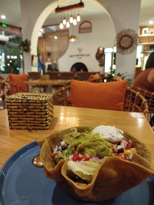 Mexican Taco Bowl at Roots Plant-Based Cafe in Da Nang