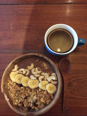 Smoothiebowl  at Roots Plant-Based Cafe in Da Nang