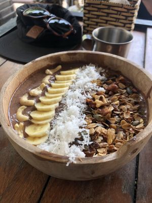 Smoothie bowl at Roots Plant-Based Cafe in Da Nang