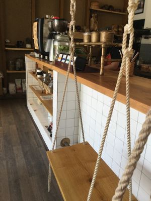 Counter  at Roots Plant-Based Cafe in Da Nang