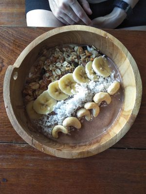 Cacao dream bowl. at Roots Plant-Based Cafe in Da Nang