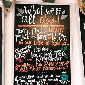 what were about.. at Aroma Cafe in Bridport