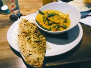 Thai Green Curry  at The Woodman in Sevenoaks