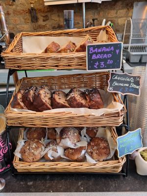 Banana breads at Blank Coffee in South West London