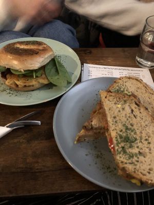 The almighty sourdough toastie! Amazing!! at Blank Coffee in South West London