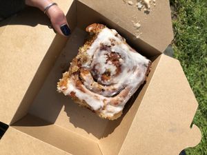 The best cinnamon roll I’ve every tried!!! at Blank Coffee in South West London