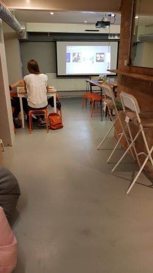 Downstairs at Blank Coffee in South West London