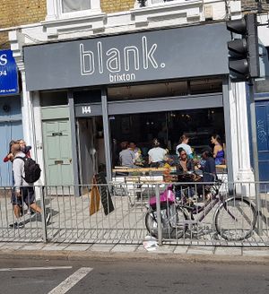 Hugs at Blank Coffee in South West London