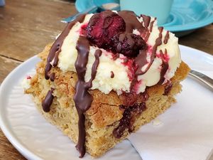 Coconut cream cake at Blank Coffee in South West London