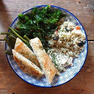Cous cous salad at Blank Coffee in South West London