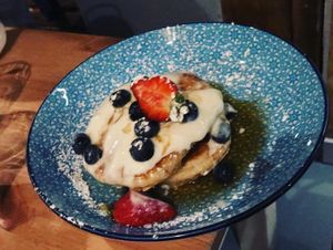 Pancakes at Blank Coffee in South West London