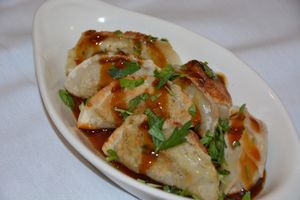 Hong Kong Dumplings at Jyoti's World Cuisine in Charlotte