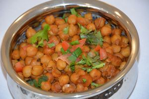 Channa Masala at Jyoti's World Cuisine in Charlotte