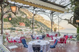 Dinner with a view at Il Tridente in Positano