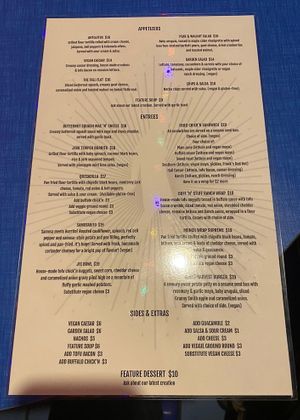 Menu  at Jane Bond Cafe in Kitchener