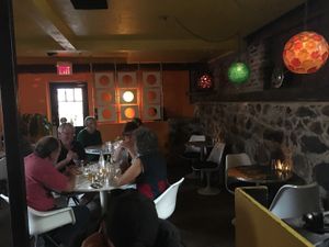 Jane Bond has a very 60s vibe at Jane Bond Cafe in Kitchener