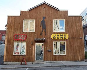 Jane Bond Cafe Store Front at Jane Bond Cafe in Kitchener