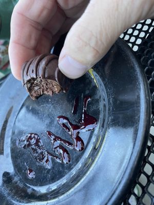 chocolate avocado truffles covered in a rich chocolate ganache  at Cafe Manna in Brookfield