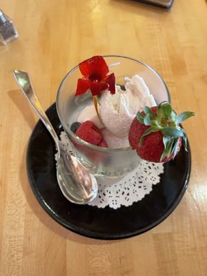 Vanilla Gelato  #Veganuary at Cafe Manna in Brookfield