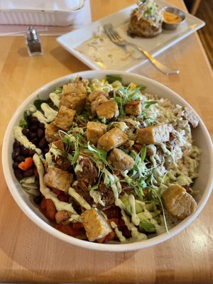 Burrito Bowl #Veganuary at Cafe Manna in Brookfield