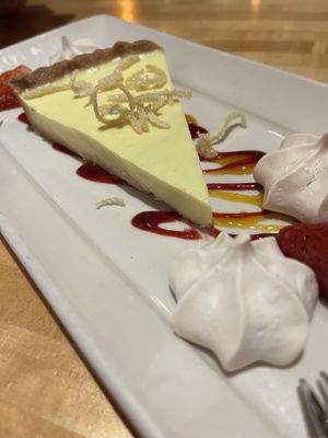 Lemon tart  at Cafe Manna in Brookfield