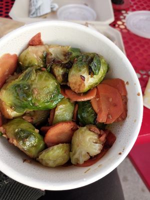 Brussels Sprouts at Cafe Manna in Brookfield