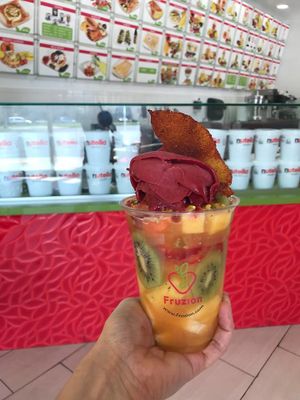 vegan frozen dessert at Skaf's Lebanese Cuisine in Glendale